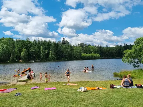 Rybník Zvůle v České Kanadě
