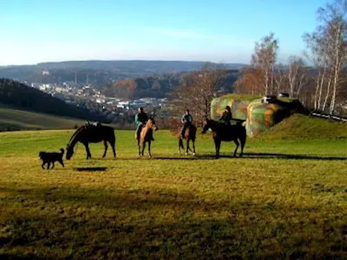 Výlety na koních a pobyt na farmě v krásné přírodě Kladského pomezí