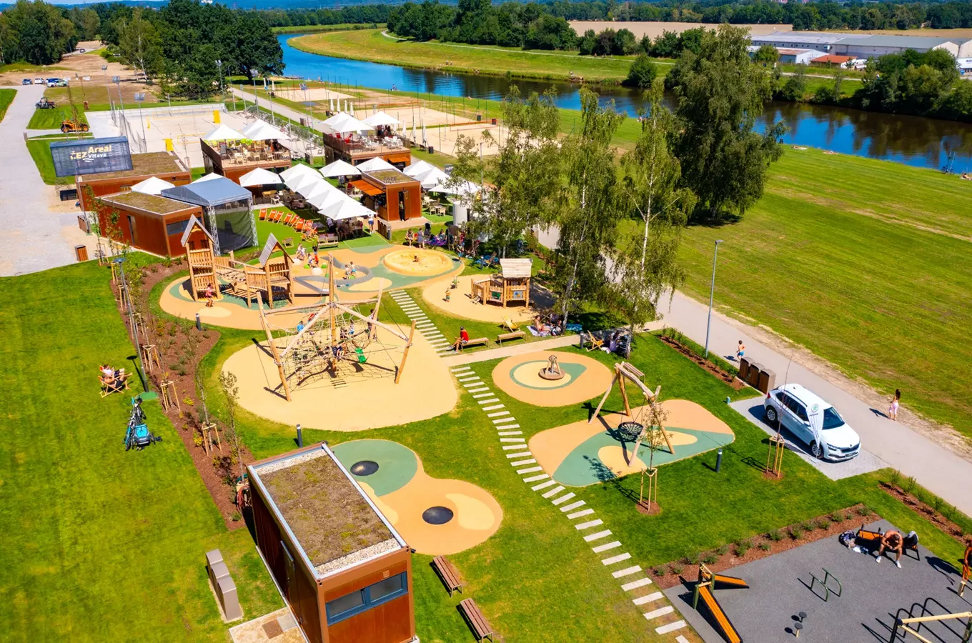Areál Vltava – volnočasový areál na levém břehu Vltavy v Českých Budějovicích
