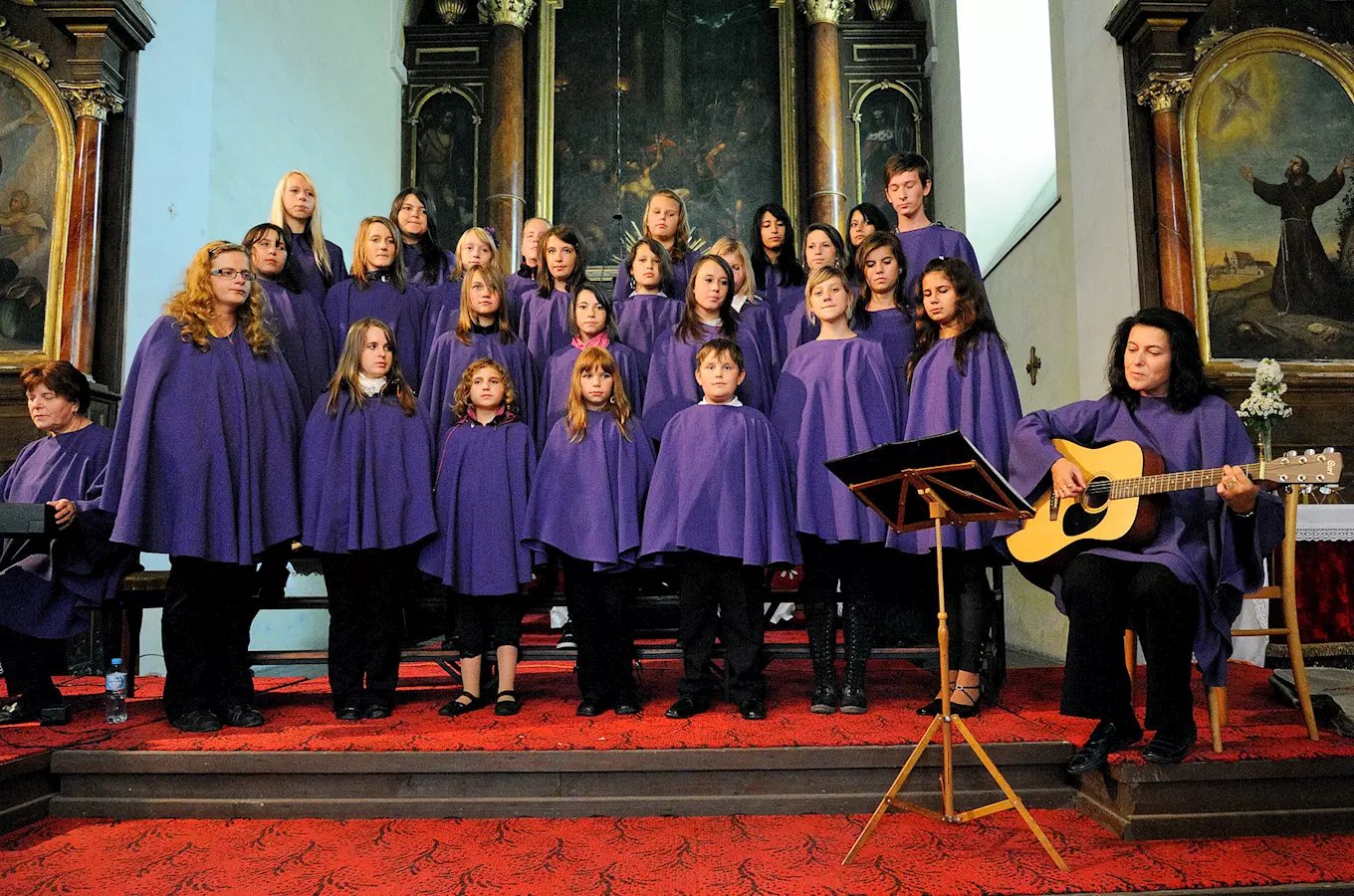 Adventní koncert detských peveckých sboru. Foto Jirí Laštuvka