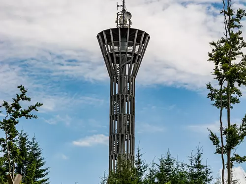 Rozhledna Špulka na vrchu Březák u Lbosína