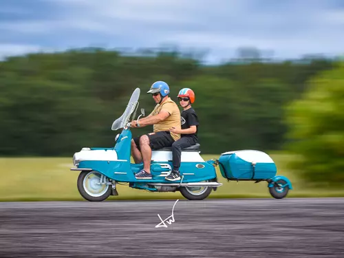 3. motosraz veteránů na Pískové Lhotě