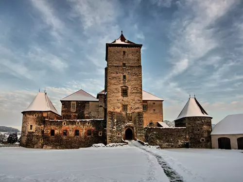 Zimní návštěva hradu Švihov