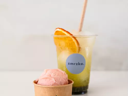 Matcha a zmrzka