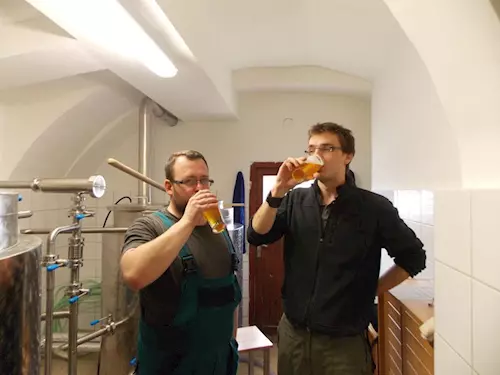 Ctvrtý druh piva s názvem Vogtey pochází z dílny kolštejnského sládka