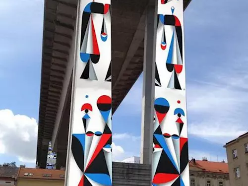 Nuselský most se rozzáří barevnými malbami