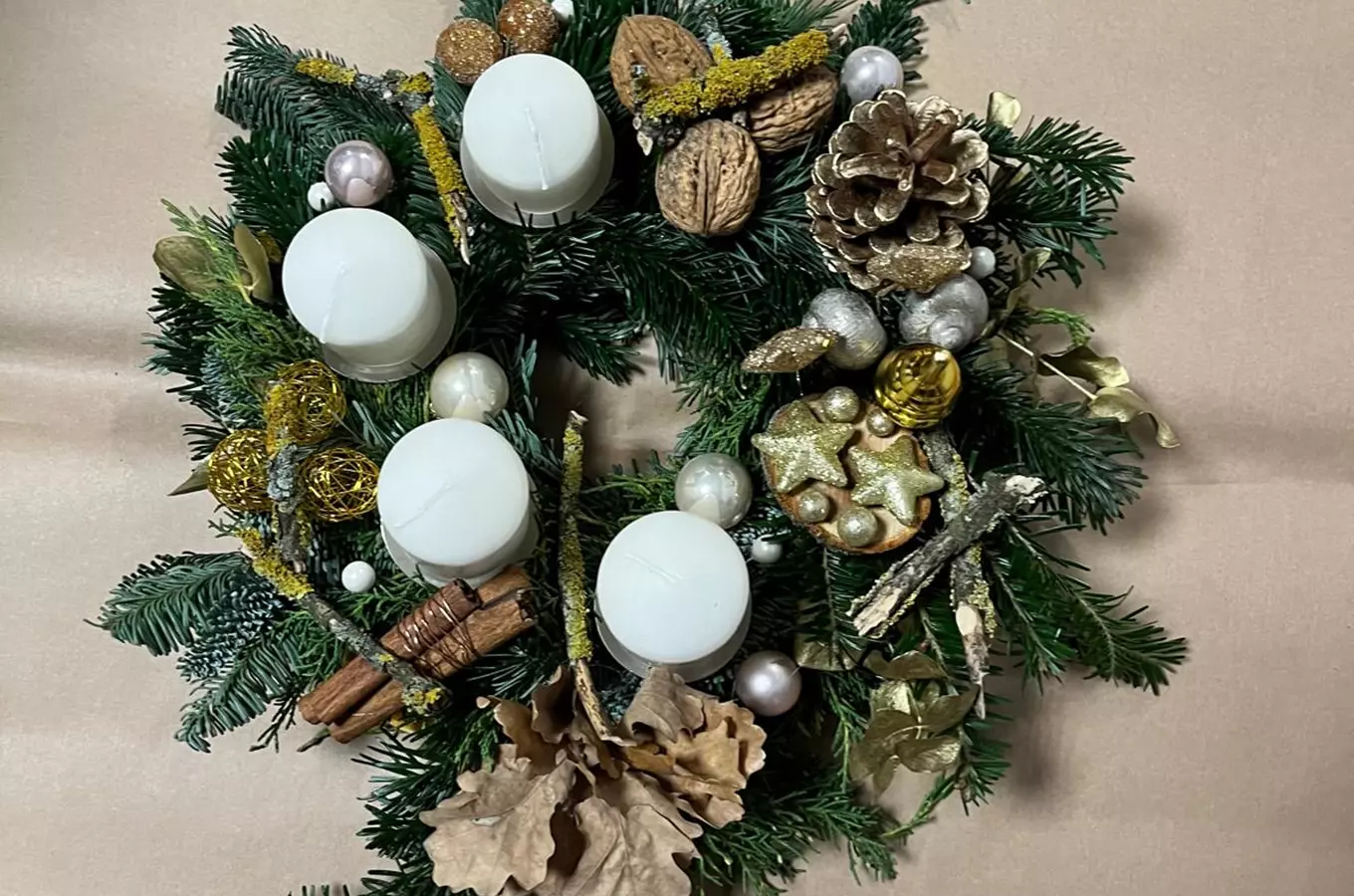 Vánoční workshop – tvorba adventního věnce na zámku Blatná