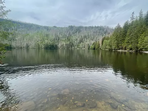 Čertovo jezero – jediné šumavské jezero náležící k povodí Dunaje