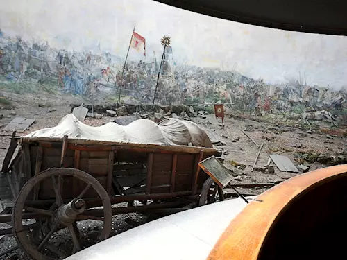 Maroldovo panoráma Bitvy u Lipan v Praze na Výstavišti
