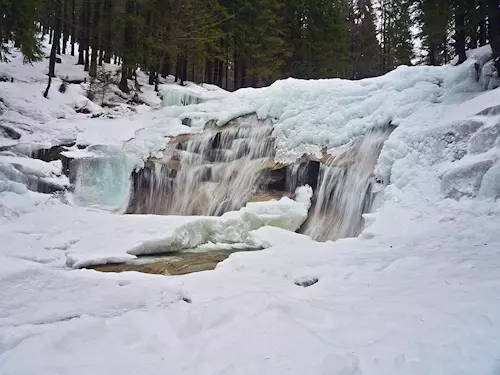 Mumlavský vodopád v Krkonoších