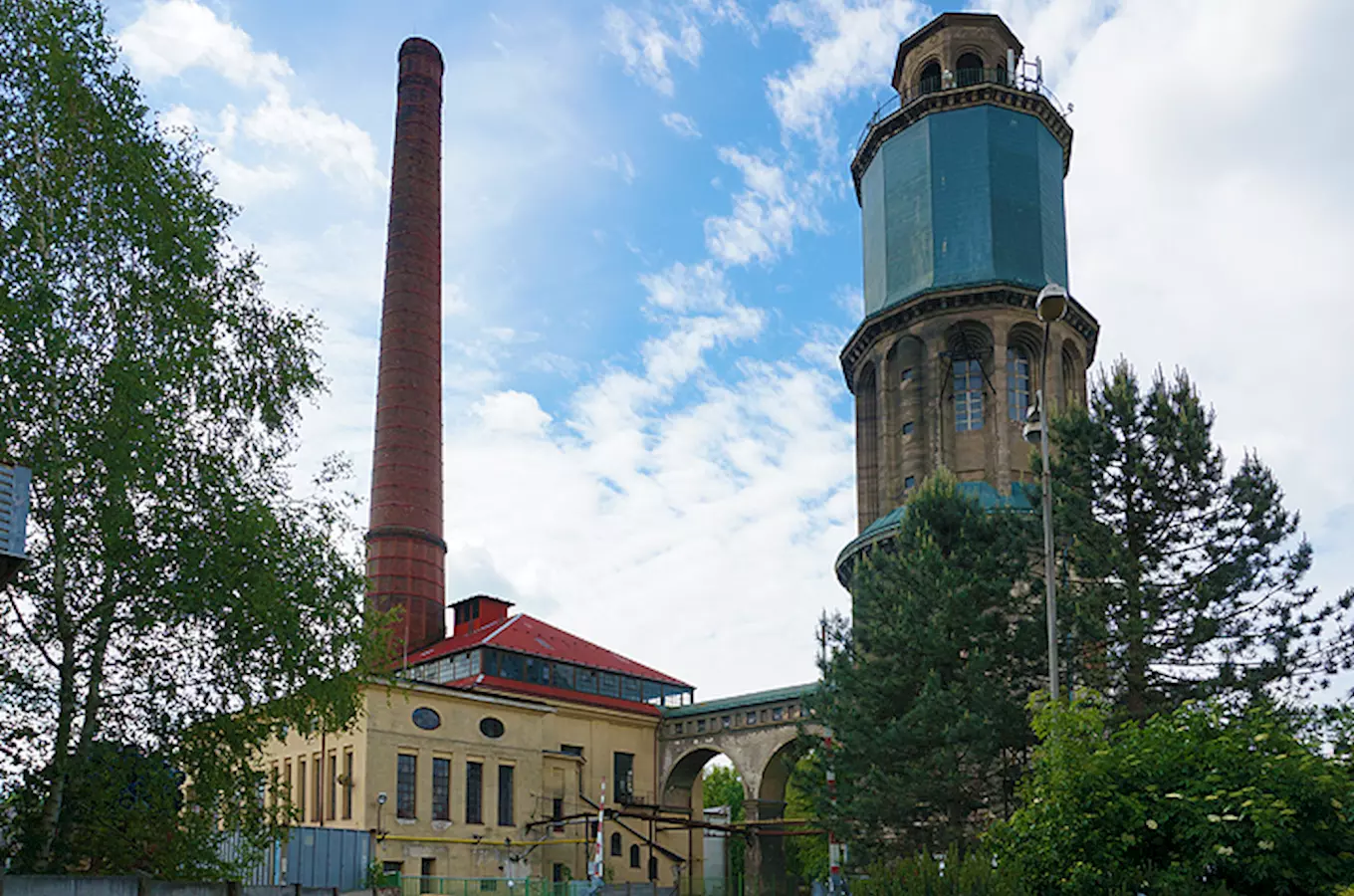 Zauhlovací a vodárenská věž Vratislavice nad Nisou