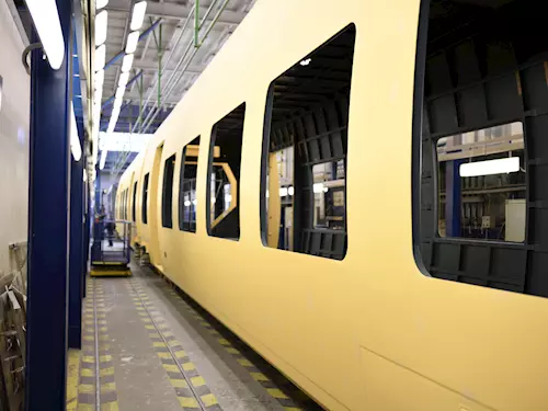 Výroba vozových skríní v Bombardier Transportation Ceská Lípa