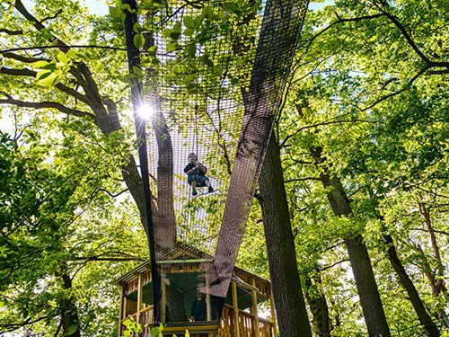 Lanáček a Cesta korunami stromů v Zoo Zlín