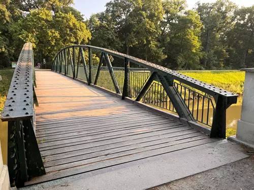 most přes Moravu, bývalý most úzkokolejné dráhy
