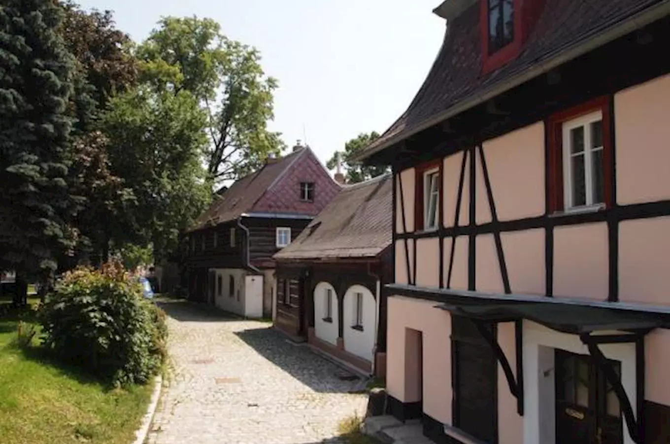 Historické domy v Chrastavě