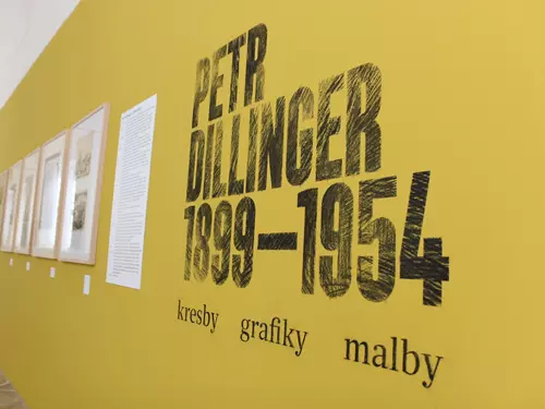Z výstavy Petr Dillinger (1899–1954). Kresby – grafiky – malby