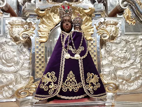Soška Panny Marie Svatohorské s Jezulátkem v Příbrami