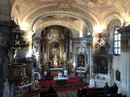 Barokní kostel sv. Jana Křtitele v Mikulově