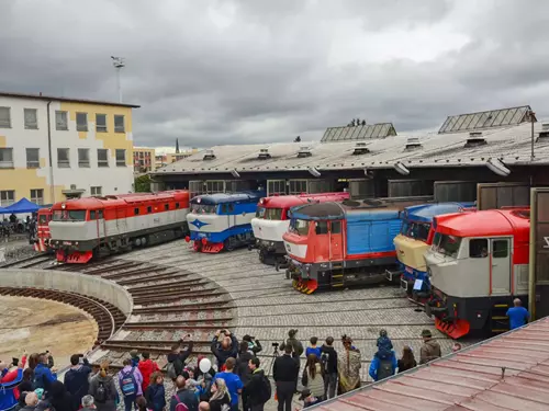 Otevření olomouckého depozitáře Českých drah
