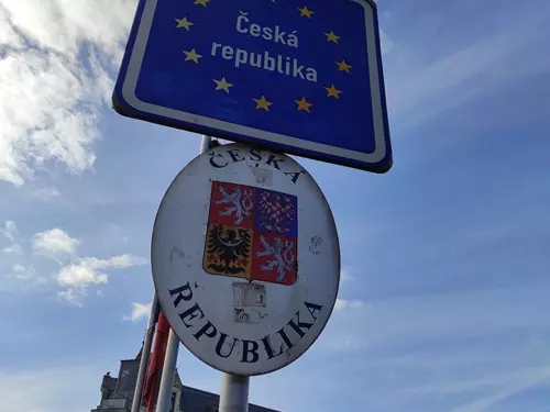 Přeshraniční semafor v Těšínském Slezsku