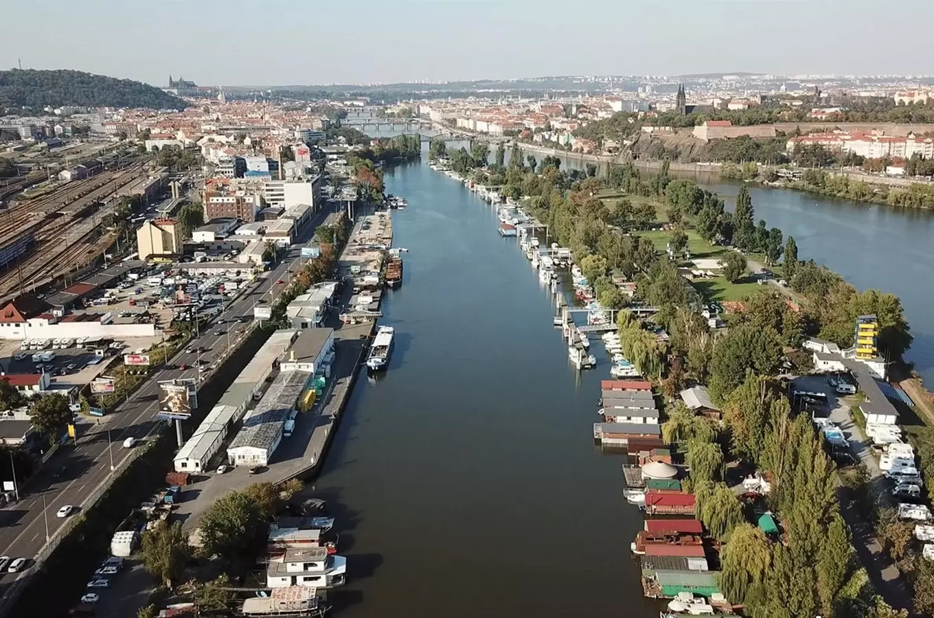 Přístav Praha Smíchov – ochranný přístav na Vltavě