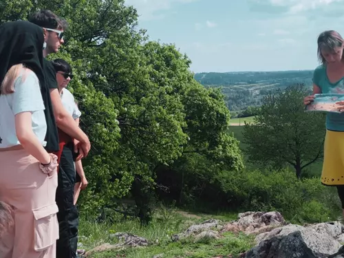 Moravským krasem s průvodcen
