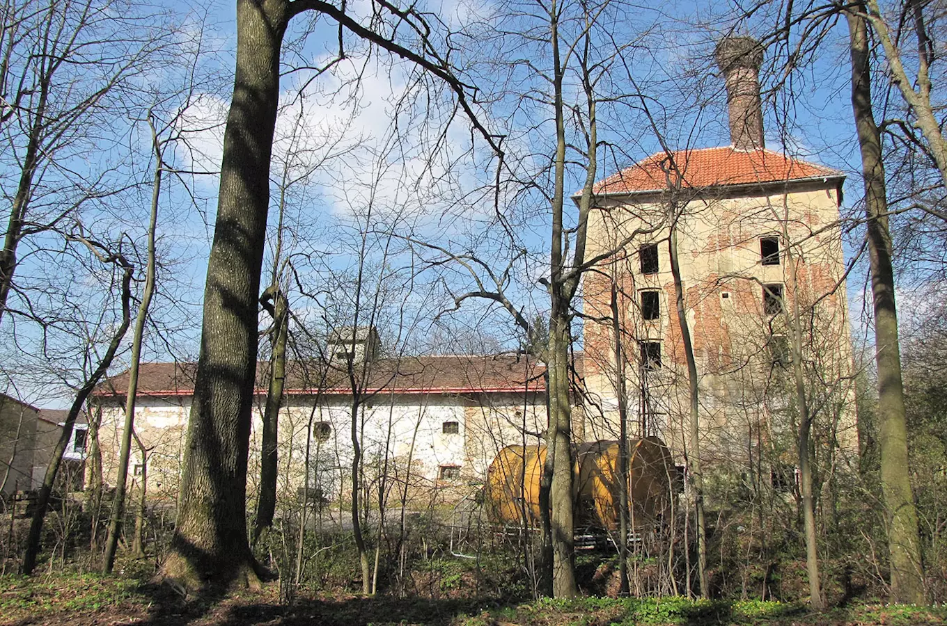 Sklepení při bývalém panském pivovaru v Želetavě 