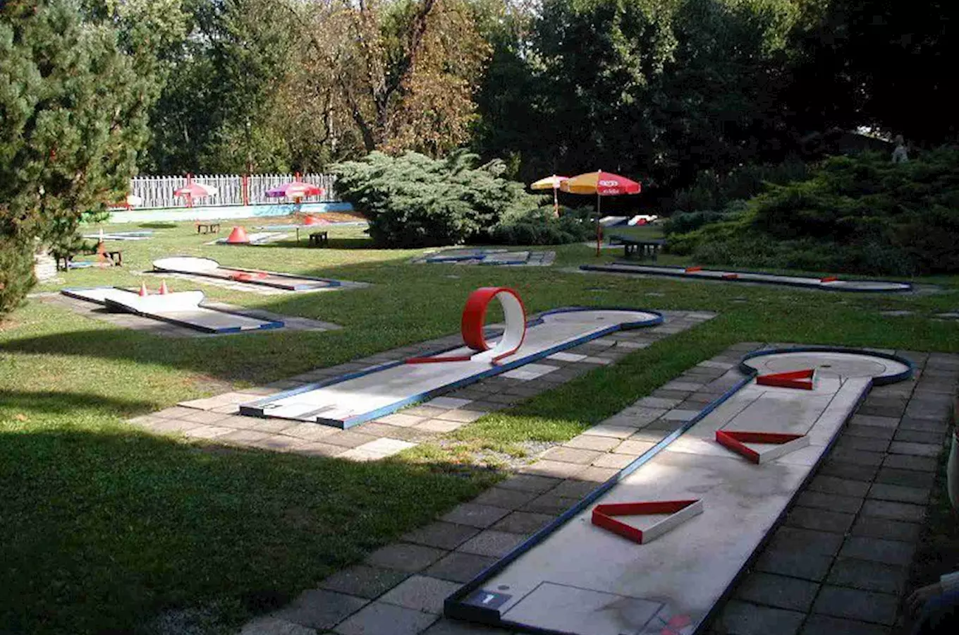 Minigolf Lokomotiva Olomouc