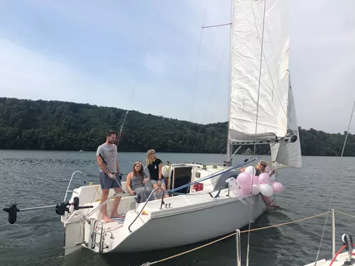 Yachting na Vranovské přehradě