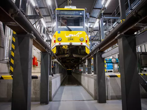 Putování po projektech – Vozovna tramvají – Plzeň-Slovany