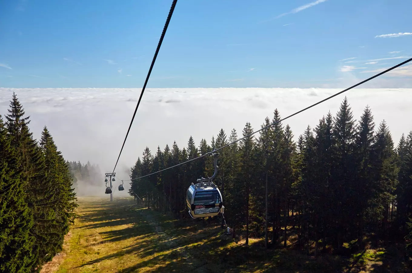 Černá hora v Krkonoších, Kudy z nudy, lanovka