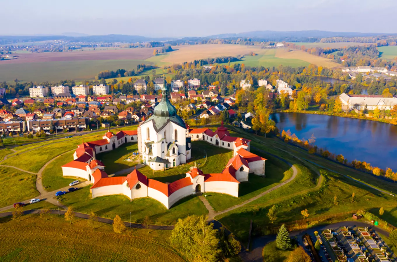 Zelená hora – poutní kostel sv. Jana Nepomuckého u Žďáru nad Sázavou