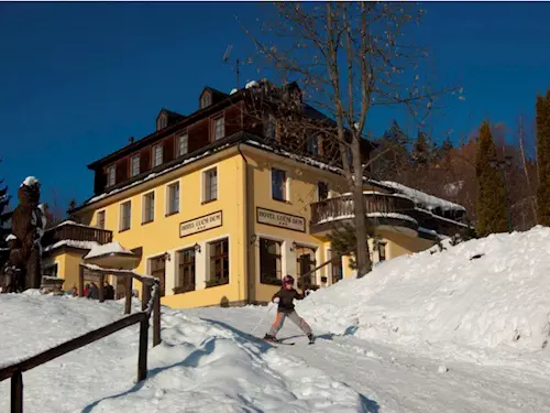 zima na hotelu Lucní dum