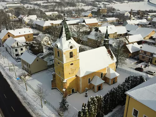 Výstava o historii a zajímavostech spojených s kostelem v Řevničově