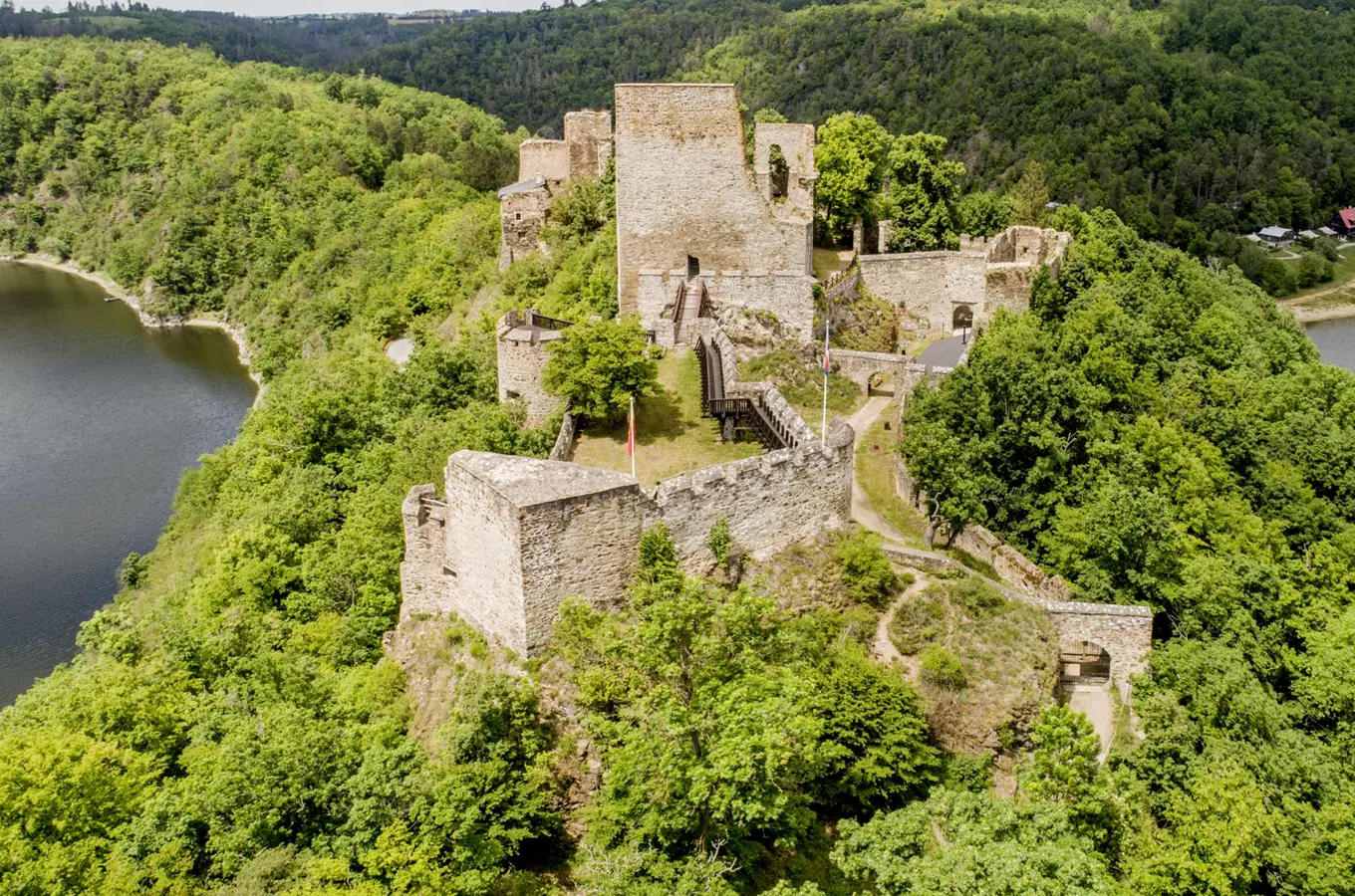 Na hradě Cornštejně se otevře nová vyhlídka