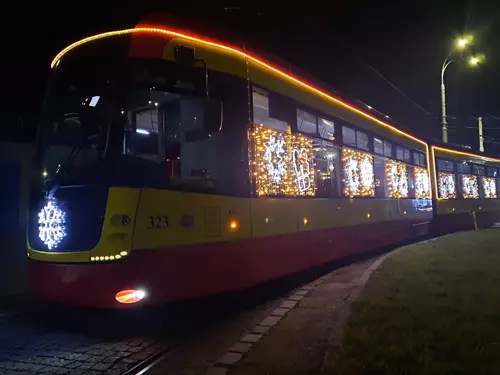 Vánoční tramvaj v Mostě a Litvínově 2024