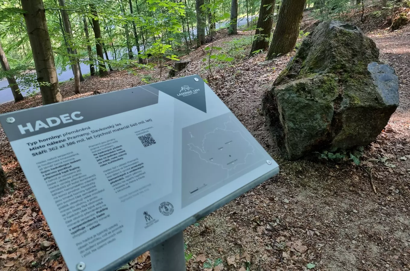 Goethova geologická vycházka – naučná stezka v lesích Karlových Varů