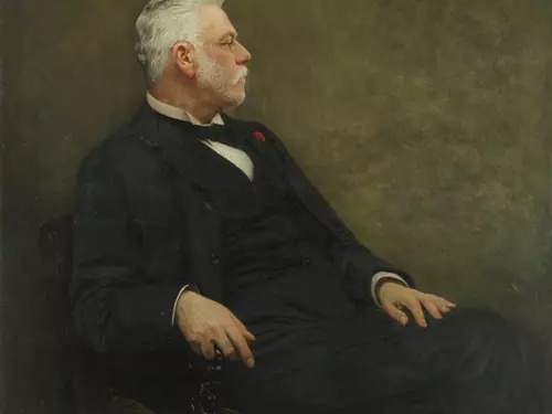 Eduard Charlemont, portrét Heinricha von Liebiega