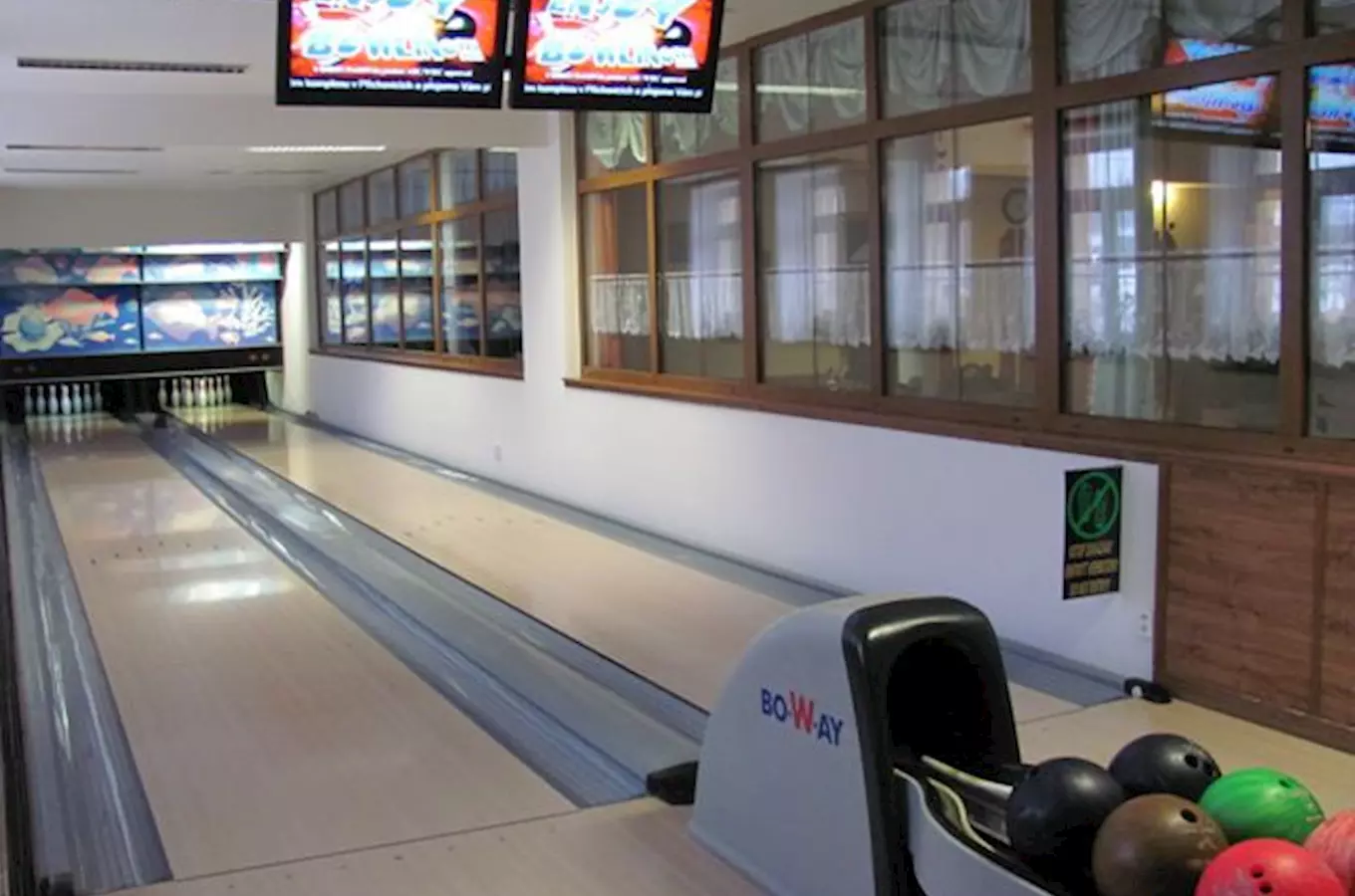 Bowling v Hotelu Příchovice