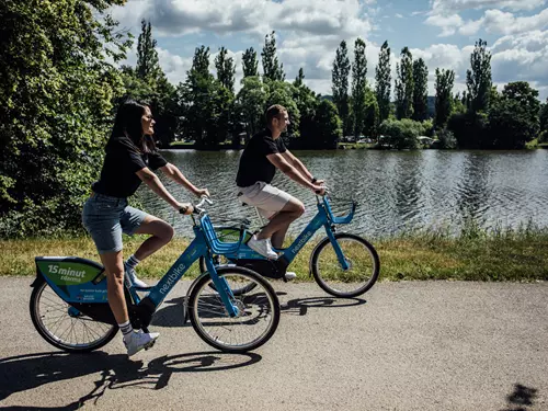 Sdílená kola Nextbike na Berounsku