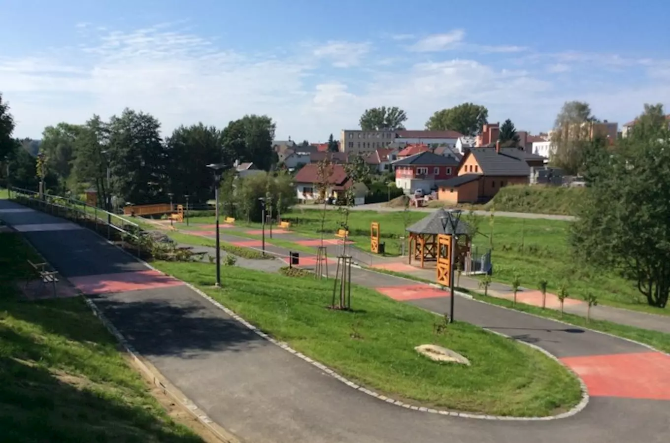 Víceúčelový Fit park Drachtinka v Hlinsku