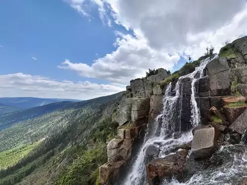 Pančavský vodopád v Krkonoších