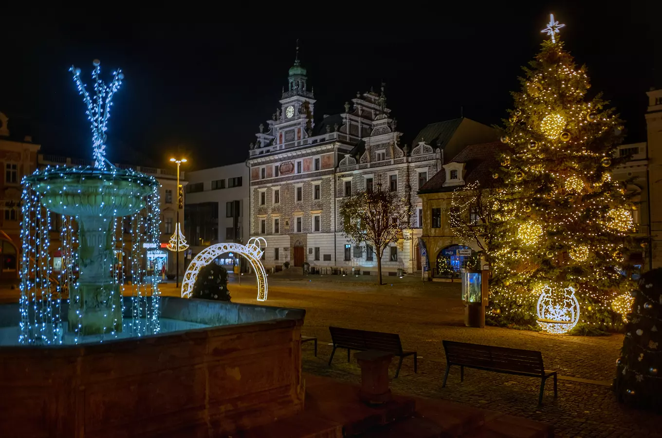 Rozsvícení vánočního stromu v Kolíně