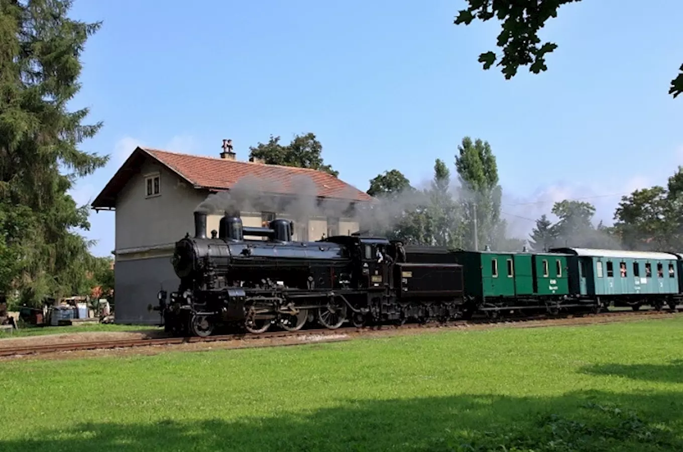 Železniční muzeum Kolešovka – vlečka Kněževes