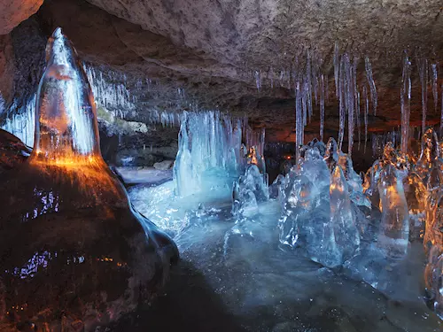 Jeskyně Víl – ledová jeskyně v národním parku České Švýcarsko