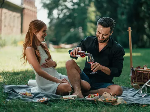 Piknik v zámeckém parku