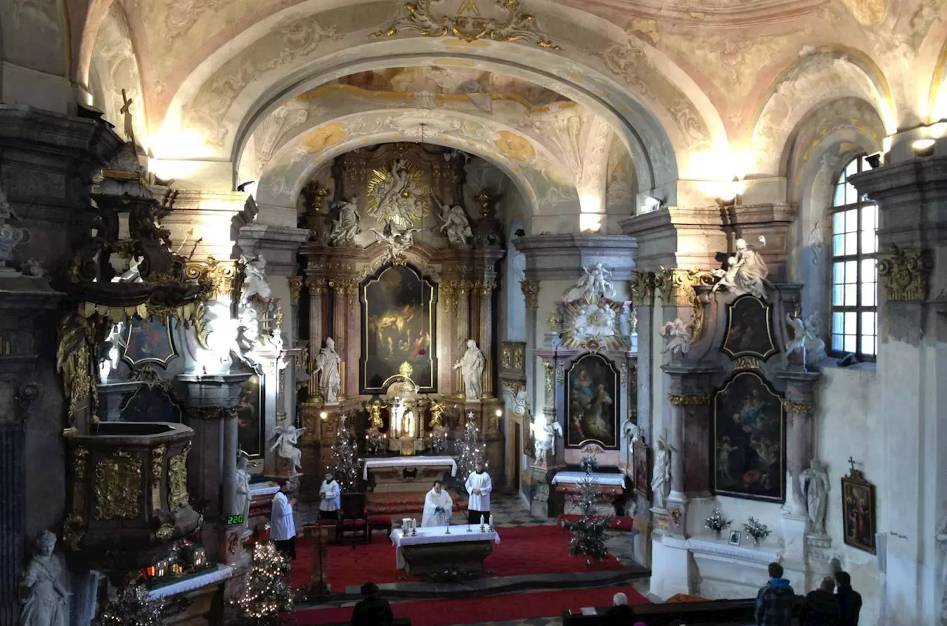 Barokní kostel sv. Jana Křtitele v Mikulově