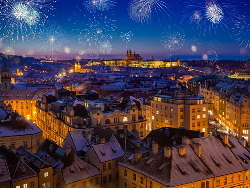 Na Nový rok se chystá v Praze videomapping i tradiční ohňostroj