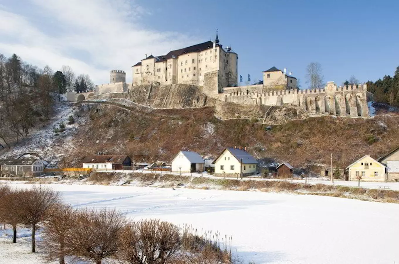 Hrad Český Šternberk láká na zimní prohlídky