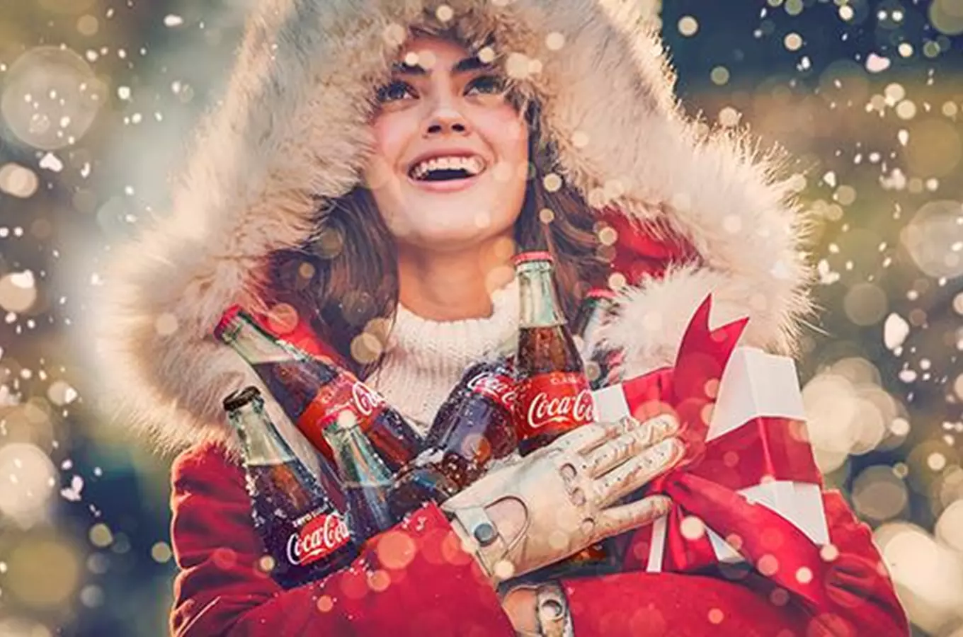 Vánoční kamion Coca Coly 